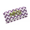 Violet and White Chevron